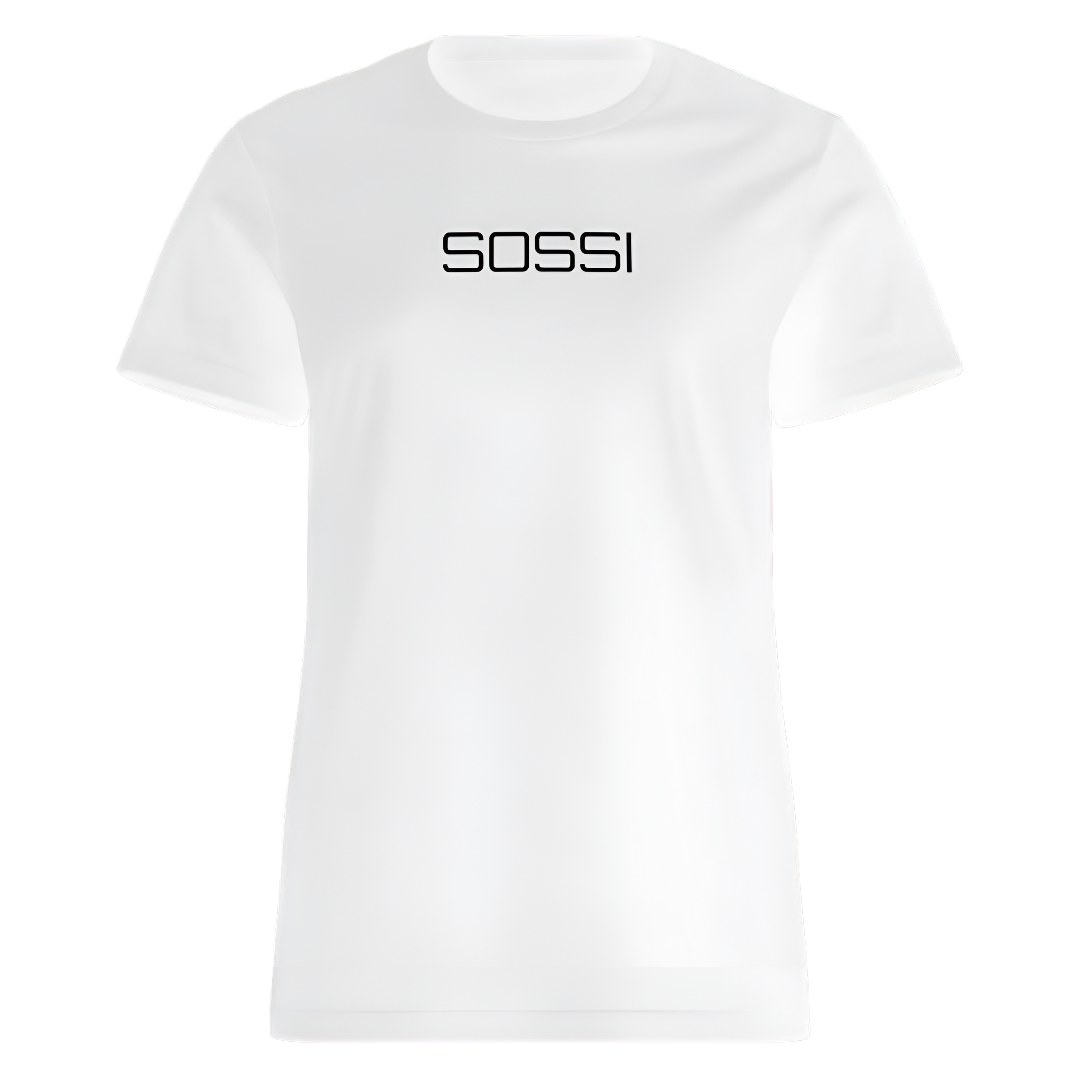 SOSSI White Active Women Tee New