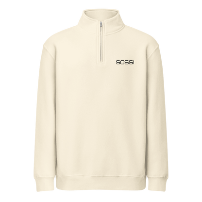 SOSSI Ecru Zip Sweatshirt