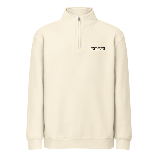 SOSSI Ecru Zip Sweatshirt