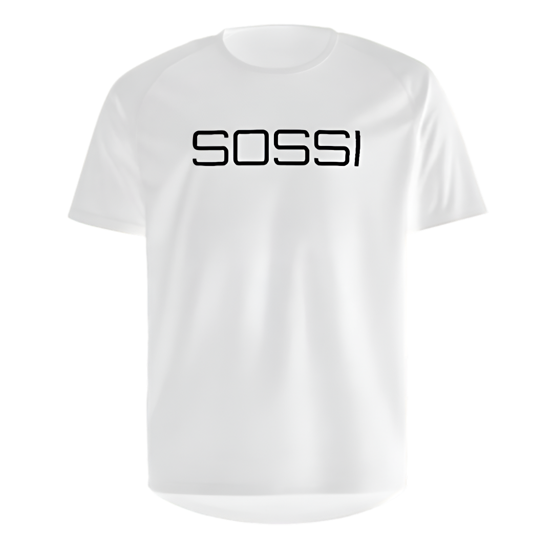 SOSSI White Active Men Tee