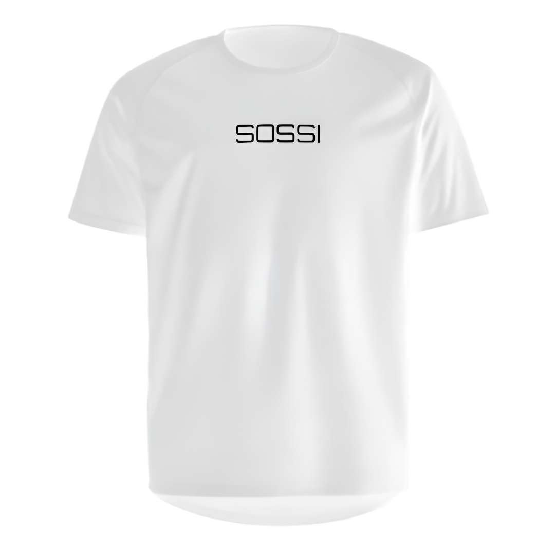 SOSSI White Active Men Tee New