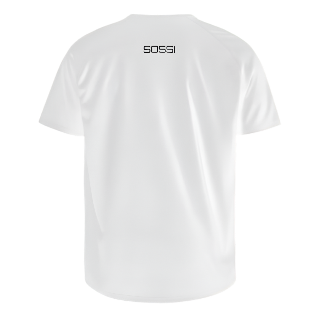 SOSSI White Active Men Tee