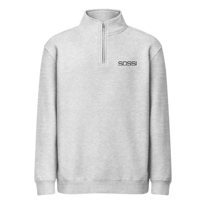 SOSSI Grey Zip Sweatshirt