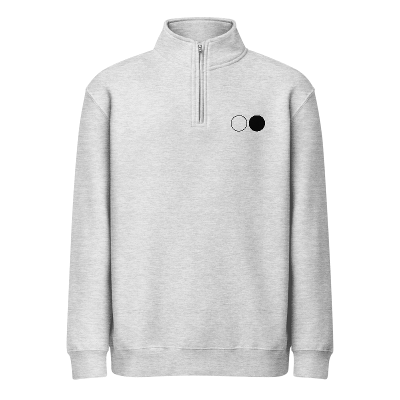SOSSI Logo Grey Zip Sweatshirt