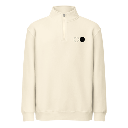 SOSSI Logo Ecru Zip Sweatshirt